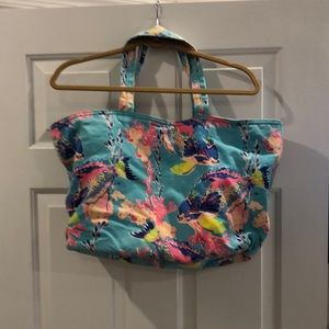 Lilly Pulitzer denim bag